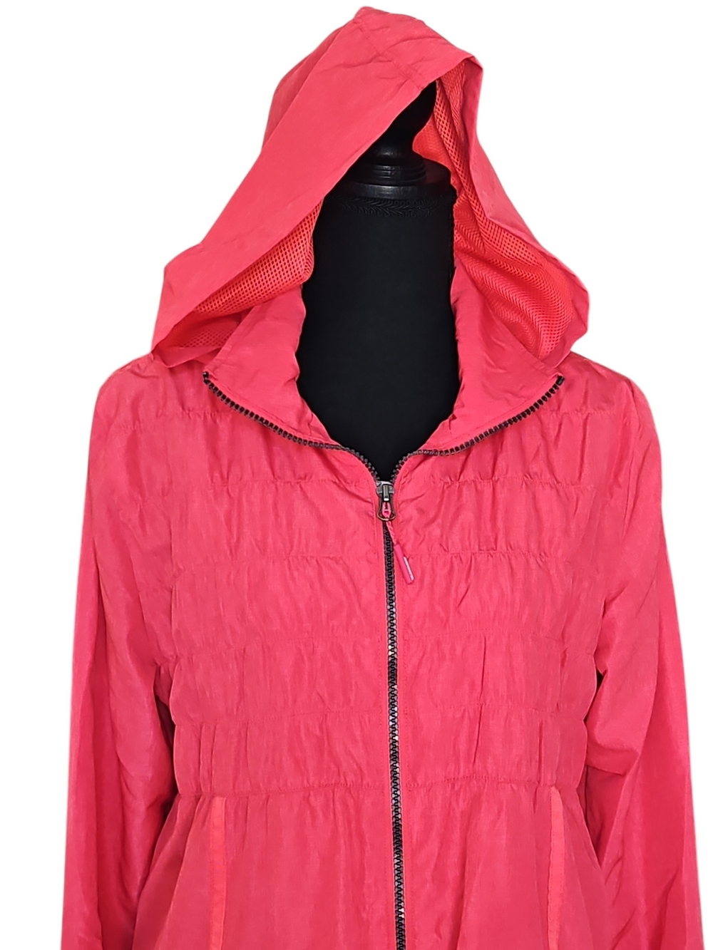 Mondetta Coral Pink Hooded Zip Jacket Size Large - Picture 2 of 12